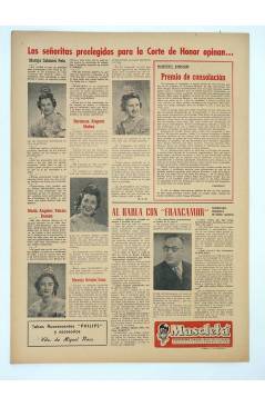 Contracubierta de MASCLETA BOMBARDERO SEMANAL GRÁFICO LITERARIO 13. 9 agosto 1952 (Vvaa) Guerri 1952
