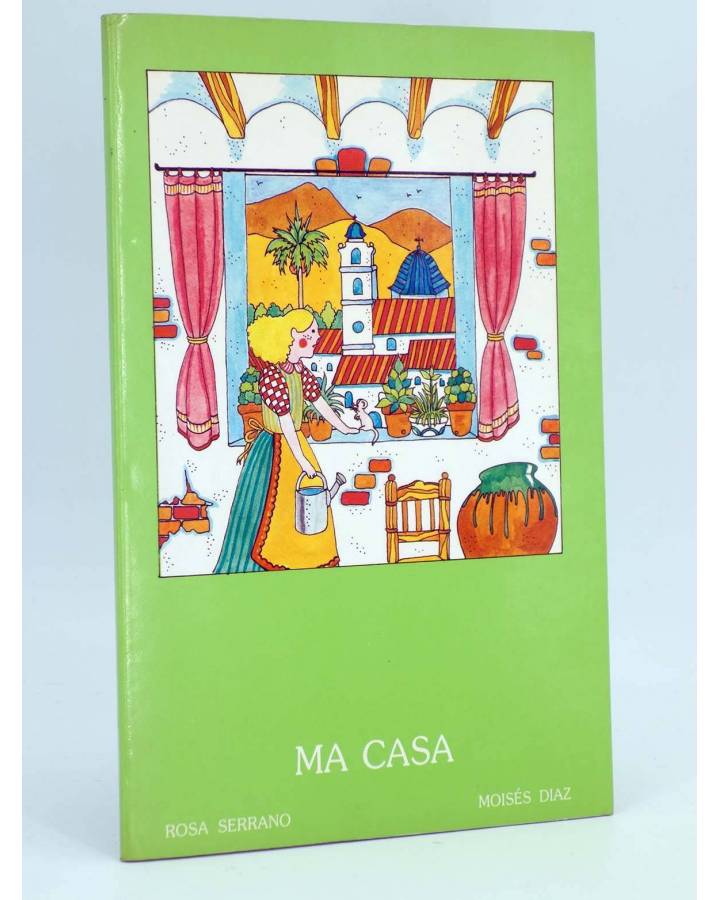 Cubierta de BIBLIOTECA INFANTIL 4. MA CASA (Rosa Serrano / Moisés Diaz) Generalitat Valenciana 1985