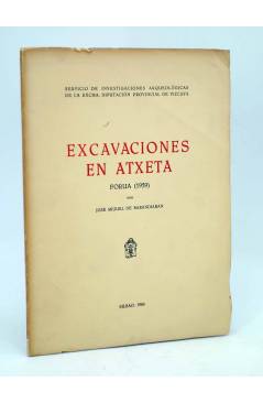 Cubierta de EXCAVACIONES EN ATXETA. FORUA 1959 (José Miguel De Barandiarán) Diputación Provincial de Vizcaya 1960