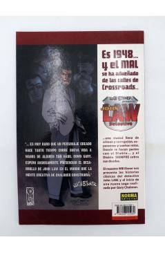 Contracubierta de COMIC NOIR 13. JOHN LAW DETECTIVE (Gary Chaloner / Will Eisner) Norma 2006