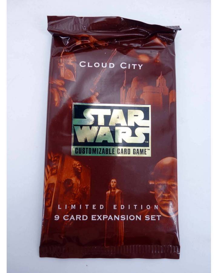 Cubierta de STAR WARS CLOUD CITY CUSTOMIZABLE CARD GAME. 9 CARD EXPANSION SET 1997. TRADING CARDS (No Acreditado) Deciph