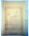 Muestra 1 de DIBUJO ORIGINAL 34X22CM FALLAS VALENCIA 1954 65. FÉLIZ PIZCUETA – CIRILO AMORÓS. COLOR EN REVERSO (No Acred