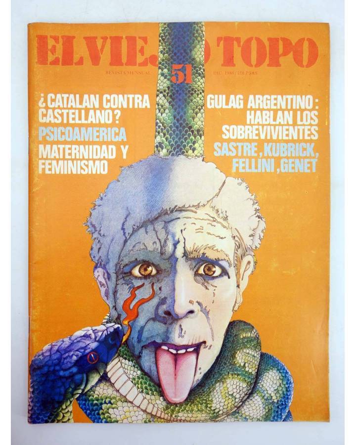 Cubierta de EL VIEJO TOPO 51. REVISTA MENSUAL. DIC 1980 (Vvaa) Ediciones 2001 1980