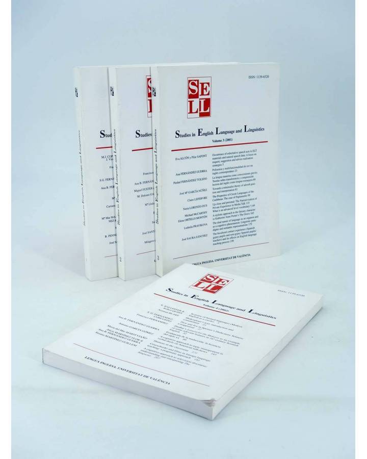 Cubierta de SELL STUDIES IN ENGLISH LANGUAGE AND LINGUISTICS 1 A 4 Lengua Inglesa (Vvaa) Barcelona 1999