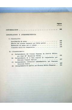 Muestra 2 de REVISTA ESPAÑOLA DE DERECHO MILITAR LOTE DE 30 NºS + INDICE 1956 A 1979 (Vvaa) CSIC 1956