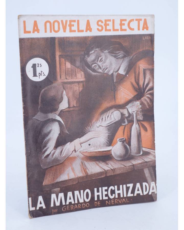 Cubierta de LA NOVELA SELECTA 10. LA MANO HECHIZADA (Gerardo De Nerval) La Novela Selecta 1930