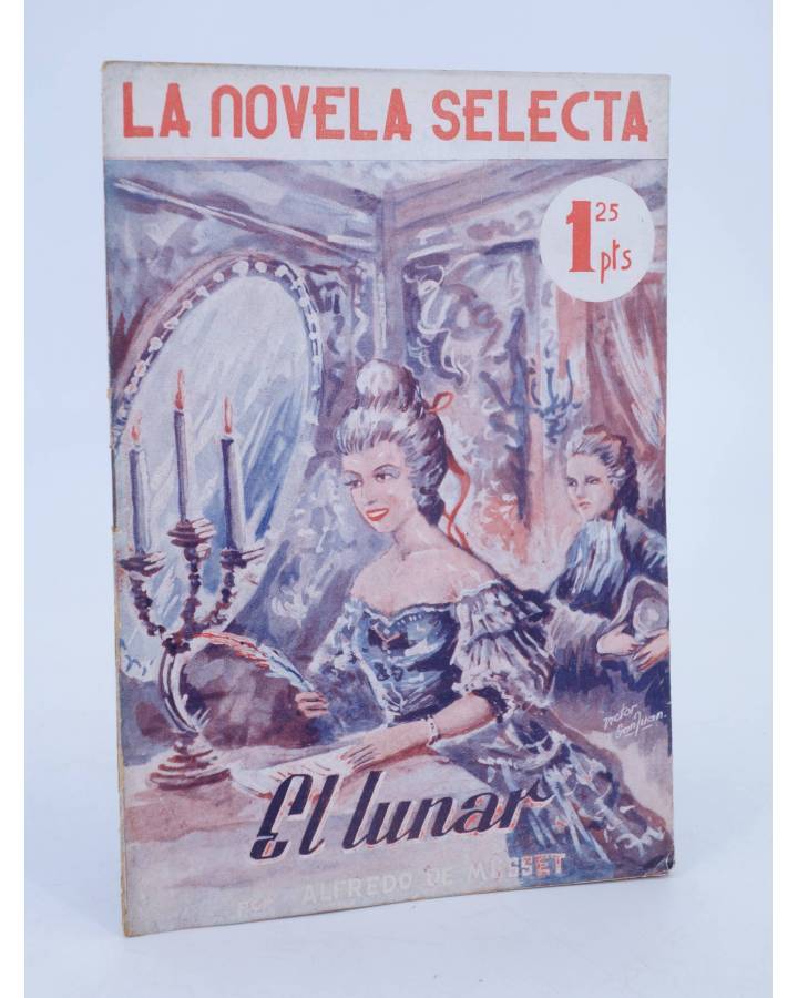 Cubierta de LA NOVELA SELECTA 11. EL LUNAR (Alfredo De Musset) La Novela Selecta 1930