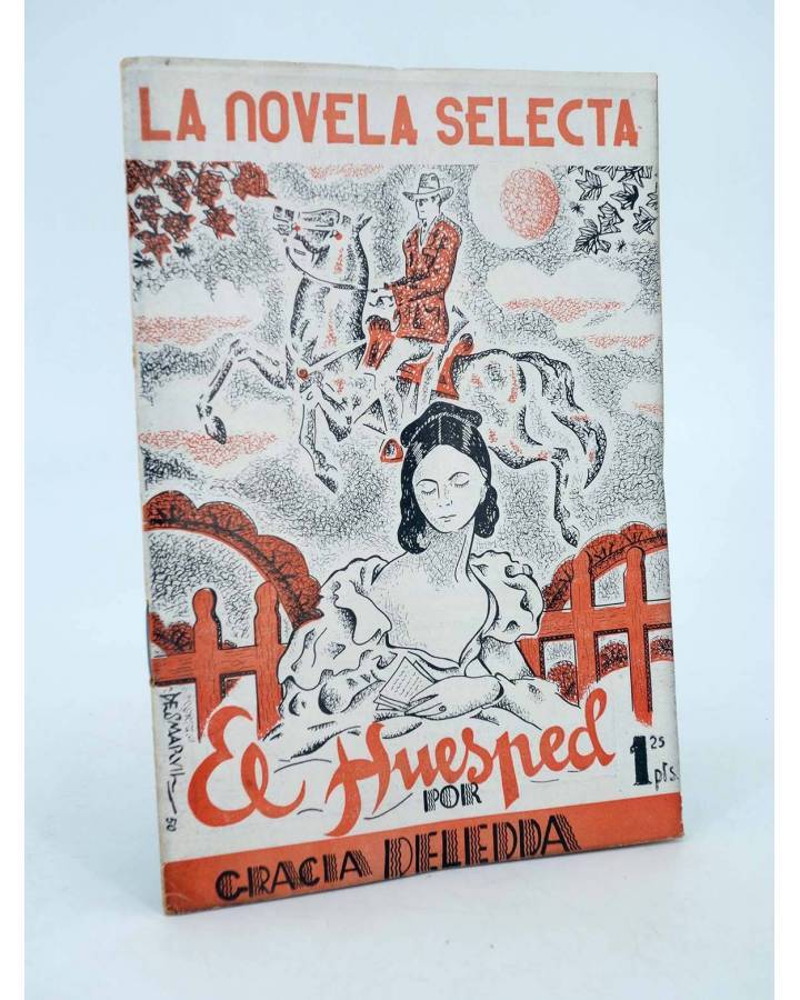 Cubierta de LA NOVELA SELECTA 13. EL HUÉSPED (Grazzia Deledda) La Novela Selecta 1930