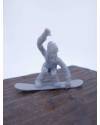 Contracubierta de THE ORIGINAL AJ’S TOY BOARDERS. SNOW SERIES 1. BOLSA 24 SNOWBOARDERS. GRIS 2011. SNOWBOARD (No Acredit