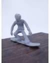 Muestra 6 de THE ORIGINAL AJ’S TOY BOARDERS. SNOW SERIES 1. BOLSA 24 SNOWBOARDERS. GRIS 2011. SNOWBOARD (No Acreditado) 
