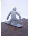 Muestra 7 de THE ORIGINAL AJ’S TOY BOARDERS. SNOW SERIES 1. BOLSA 24 SNOWBOARDERS. GRIS 2011. SNOWBOARD (No Acreditado) 