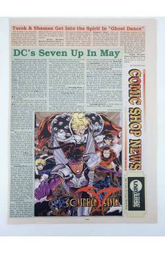 Contracubierta de COMIC SHOP NEWS 406. SHAMAN’S TEARS / TUROK (Vvaa) Comic Shop News Inc 1994
