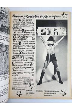 Contracubierta de REVISTA STAR 19. COMIX Y PRENSA MARGINAL (Vvaa) Producciones Editoriales 1974