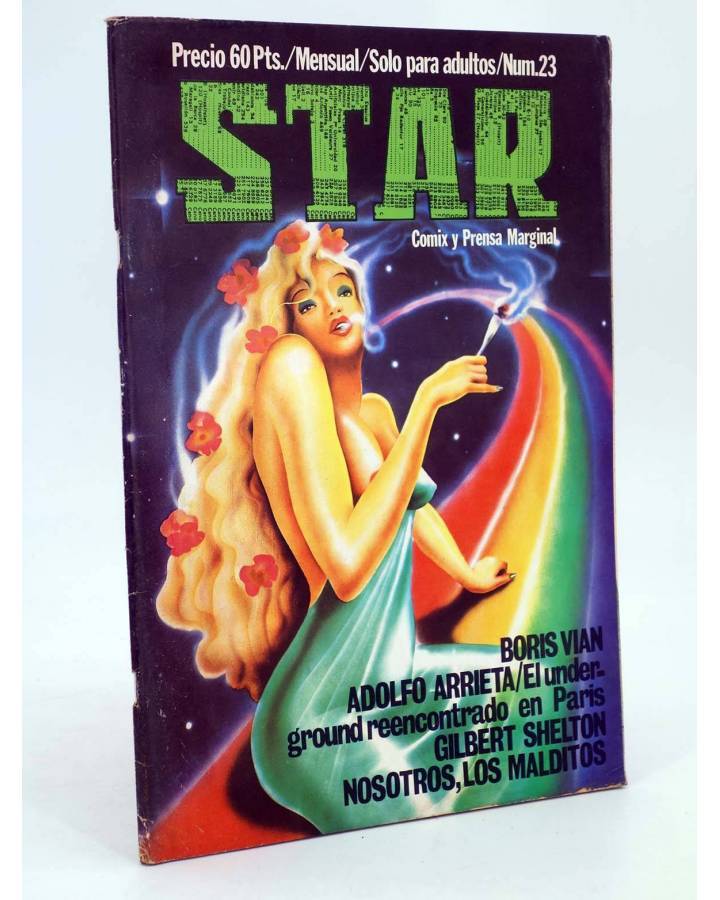 Cubierta de REVISTA STAR 23. COMIX Y PRENSA MARGINAL (Vvaa) Producciones Editoriales 1974