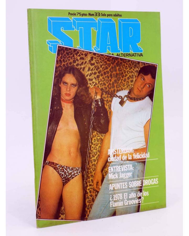 Cubierta de REVISTA STAR 33. COMIX Y PRENSA MARGINAL (Vvaa) Producciones Editoriales 1974