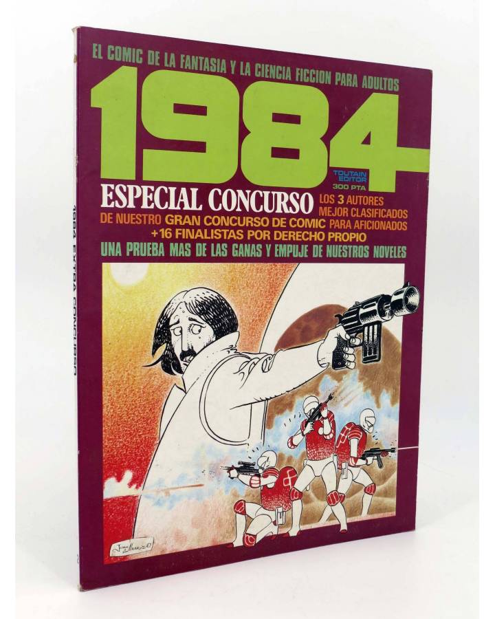 Cubierta de 1984 EL COMIC DE LA FANTASÍA Y LA CIENCIA FICCIÓN EXTRA CONCURSO (No Acreditado) Toutain editor 1984