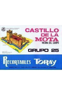 Cubierta de RECORTABLES TORAY GRUPO 25 CASTILLO DE LA MOTA MEDINA DEL CAMPO. 4 hoja (No Acreditado) Toray 1969