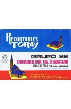 Cubierta de RECORTABLES TORAY GRUPO 26 SANTUARIO DE NTRA SEÑORA DE MONTGARRI. 4 HOJAS (No Acreditado) Toray 1969