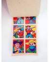 Contracubierta de TRANSFER PICTURE BOOK SUPERHÉROES. 5 PÁGS. CALCOMANÍAS 9X5 CM AÑOS 50 (No Acreditado) No acreditada 19