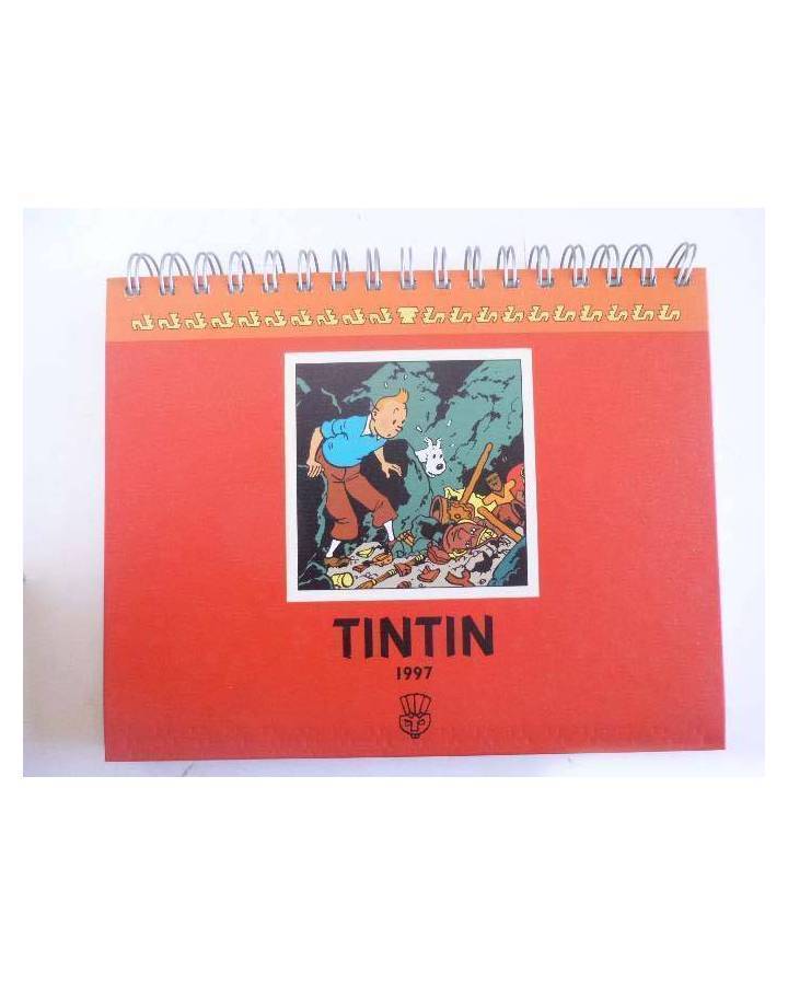 Cubierta de TINTIN AGENDA FRANC-INGL-ALEMÁN-ESPAÑOL. ANILLAS (Hergé) Moulinsart 1997
