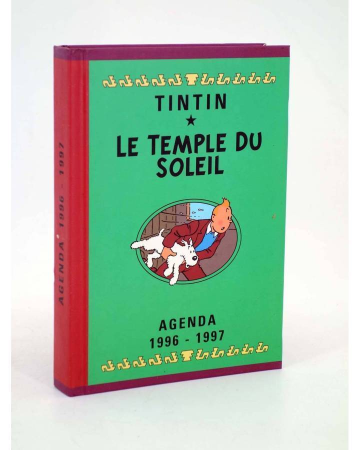 Cubierta de AGENDA TINTIN 1996-1997 LE TEMPLE DU SOLEIL. VERDE (Hergé) Norma 1996