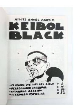 Contracubierta de KEIBOL BLACK 1. 2ª EDICION (Miguel Ángel Martin Mrtn) La Factoría de Ideas 1999