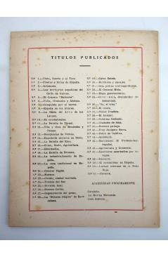 Contracubierta de TEMAS ESPAÑOLES 51. NAVARRA (Carlos De Arnedo) Publicaciones Españolas 1953