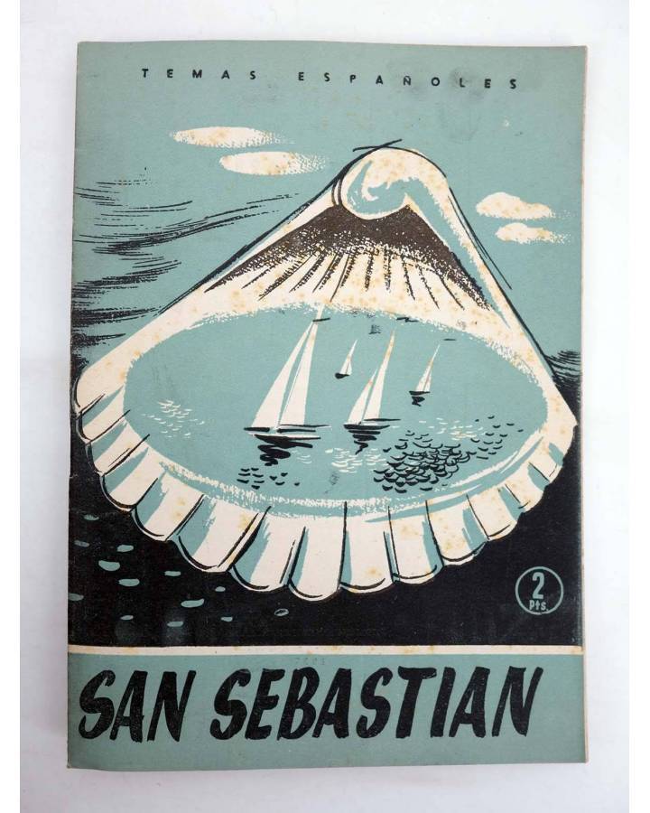 Cubierta de TEMAS ESPAÑOLES 349. SAN SEBASTIÁN (Jorge De Vigo) Publicaciones Españolas 1957