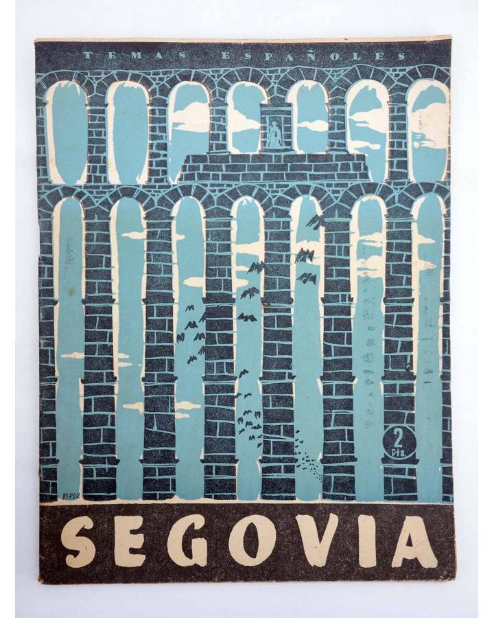 Cubierta de TEMAS ESPAÑOLES 156. SEGOVIA (Alfredo Isasi García) Publicaciones Españolas 1955