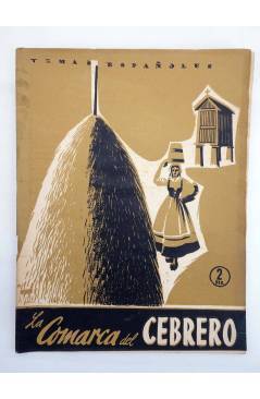 Cubierta de TEMAS ESPAÑOLES 209. LA COMARCA DEL CEBRERO (Jl Serrano Lafita) Publicaciones Españolas 1955