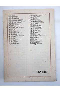 Contracubierta de TEMAS ESPAÑOLES 393. FIBRAS TEXTILES (Luís Aguirre Prado) Publicaciones Españolas 1959