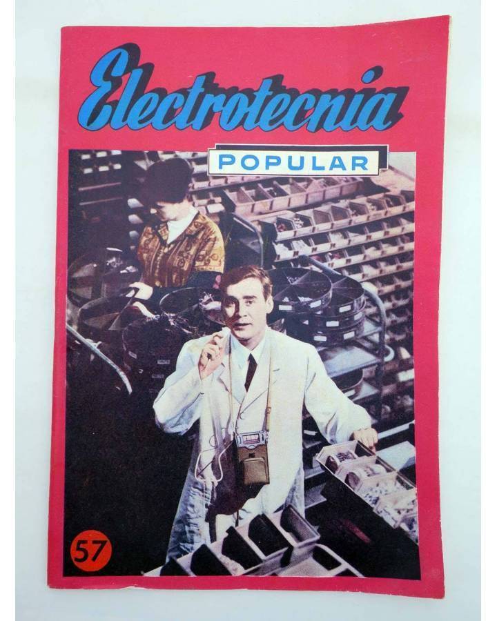 Cubierta de REVISTA ELECTROTECNIA POPULAR 57 (Vvaa) Maymó 1958