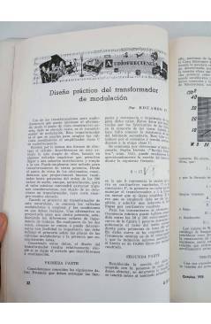 Muestra 2 de URE REVISTA DE RADIO DE LA UNIÓN DE RADIOAFICIONADOS ESPAÑOLES 58. SECCIÓN ESPAÑOLA DE LA IARU (Vvaa) 1955
