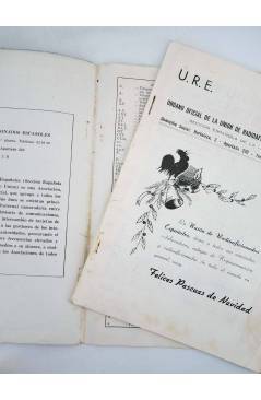 Muestra 4 de URE REVISTA DE RADIO DE LA UNIÓN DE RADIOAFICIONADOS ESPAÑOLES 60. SECCIÓN ESPAÑOLA DE LA IARU (Vvaa) 1955