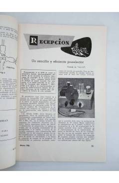 Muestra 2 de URE REVISTA DE RADIO DE LA UNIÓN DE RADIOAFICIONADOS ESPAÑOLES 63. SECCIÓN ESPAÑOLA DE LA IARU (Vvaa) 1956
