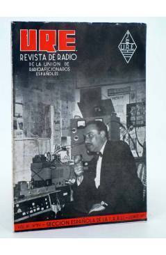 Cubierta de URE REVISTA DE RADIO DE LA UNIÓN DE RADIOAFICIONADOS ESPAÑOLES 66. SECCIÓN ESPAÑOLA DE LA IARU (Vvaa) 1956