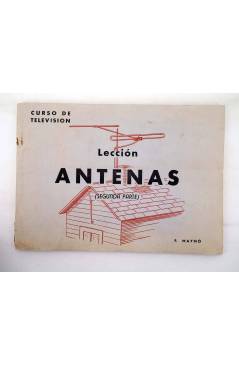 Cubierta de CURSO DE TELEVISIÓN LECCIÓN ANTENAS. SEGUNDA PARTE (F. Maymó) Maymó 1940