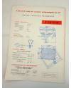 Contracubierta de MINIWATT CARTA TÉCNICO COMERCIAL 1965 Nº 6. DÍPTICO. ILUSTRADO (No Acreditado) Copresa 1965