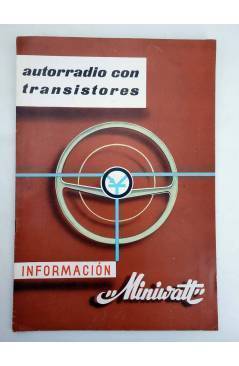 Cubierta de INFORMACIÓN MINIWATT. AUTORRADIO CON TRANSISTORES (No Acreditado) Copresa 1962