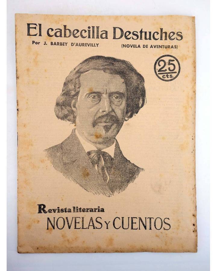 Cubierta de REVISTA LITERARIA NOVELAS Y CUENTOS 19. EL CABECILLA DESTUCHES (J. Barbey D’Aurevilly) Dédalo 1931
