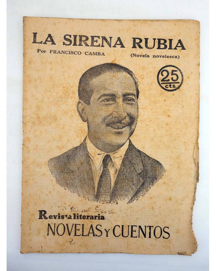 Cubierta de REVISTA LITERARIA NOVELAS Y CUENTOS 146. LA SIRENA RUBIA (A. Manzoni) Dédalo 1931