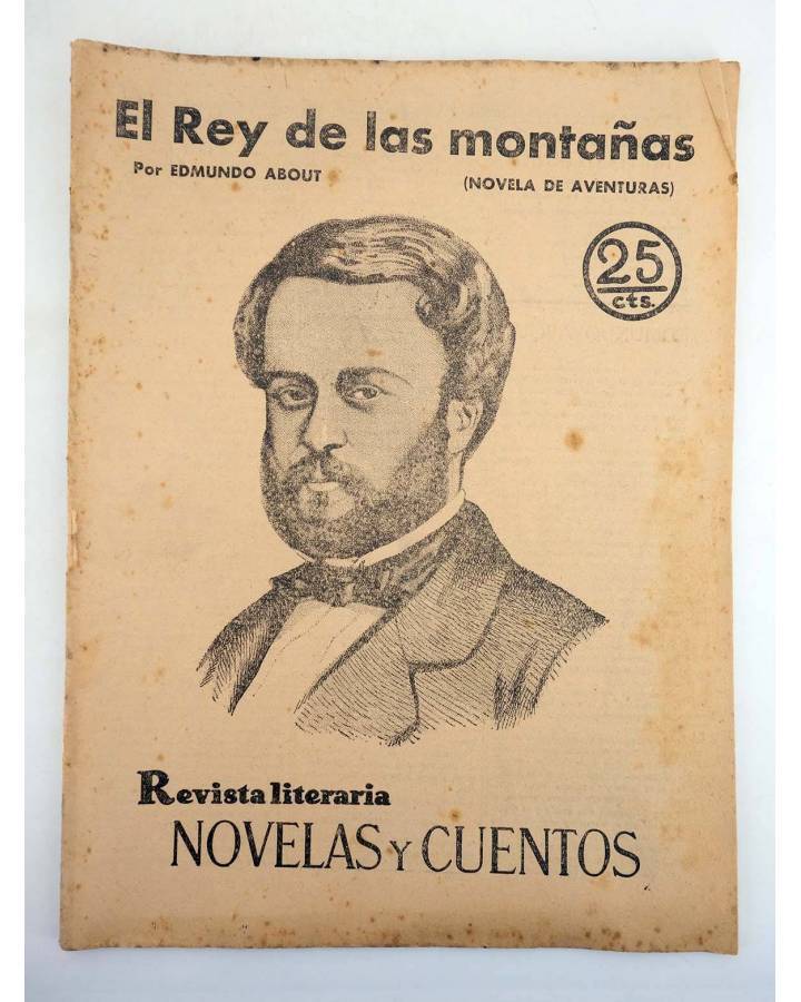 Cubierta de REVISTA LITERARIA NOVELAS Y CUENTOS 115. EL REY DE LAS MONTAÑAS (Edmundo About) Dédalo 1931