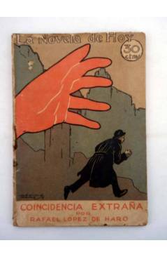 Contracubierta de LA NOVELA DE HOY 17. COINCIDENCIA EXTRAÑA (Rafael López De Haro / M Ramos) Atlántida 1922