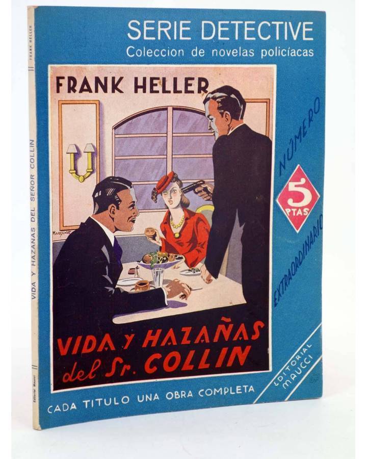 Cubierta de SERIE DETECTIVE. VIDA Y HAZAÑAS DEL SR. COLLIN (Frank Heller) Maucci 1940