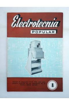 Cubierta de REVISTA ELECTROTECNIA POPULAR AÑO I N.º 8 (Vvaa) Maymó 1958