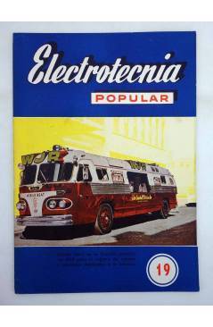 Cubierta de REVISTA ELECTROTECNIA POPULAR AÑO III Nº 19 (Vvaa) Maymó 1960