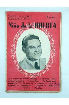 Cubierta de CANCIONERO FLAMENCO. NIÑO DE LA HUERTA (El Niño De La Huerta) Patrióticas 1950