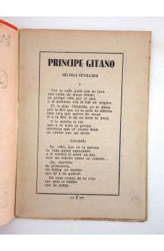 Contracubierta de CANCIONERO FLAMENCO. PRINCIPE GITANO (El Príncipe Gitano) Patrióticas 1950