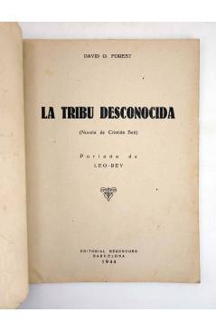 Muestra 1 de COLECCIÓN BRÚJULA 2. LA TRIBU DESCONOCIDA (Cristian Belt / David O. Forest) Berenguer 1944