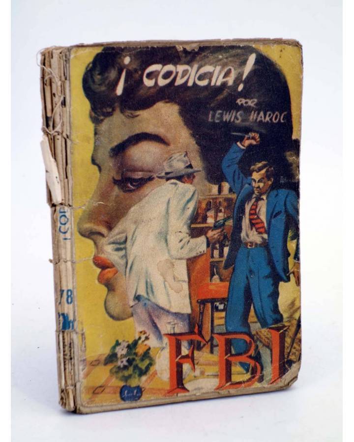 Cubierta de FBI F.B.I 82. CODICIA (Lewis Haroc) Rollán 1950